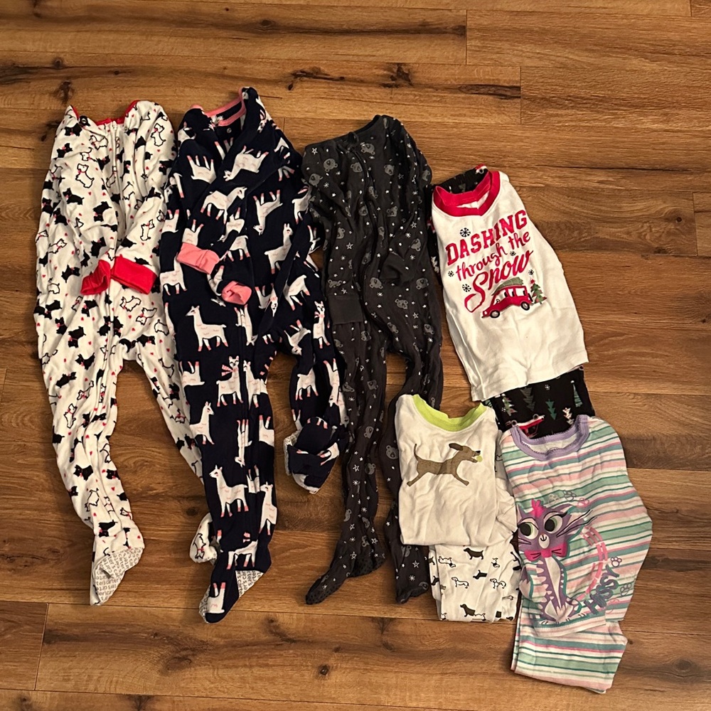 Kids Pajama Set with Fun Prints size 4t